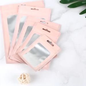 (แพ็ค 50 ใบ)ถุงรูด ฟอยด์ แขวนได้ ทูโทน หลากสี