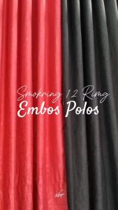 Gorden Tali dan Gorden Smokring/Gorden Pintu motif EMBOS POLOS 12 ring dan 6 tali /Gorden Pintu Jendela/Free Tali Pinggir