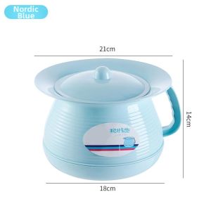 MOLIDA | Plastic Thickened Chamber Pot With Lid