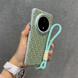 Huawei Mate70 pro Green Mountain Series Naked Leather Pattern Luxury Business Protective Case for Men And Women Anti-Fall