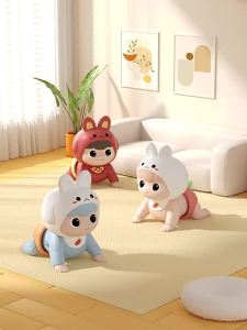 Baby Crawling Doll Toy with Sound  Educational Toy for Early Learning & Parent-Child Interaction