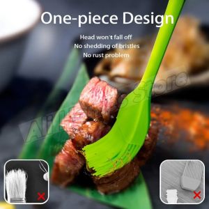 1/4PC Silicone Baking Brush Pancake Oil Brush Cake Bread Butter Baking Brushes BBQ Tools Kitchen Cooking Barbecue Accessories