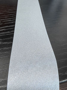 Ultra-Luminous Reflective Strips Bright Silver Fabric Clothing Accessories High Visibility Polyester Cotton Safety Reflective Tape