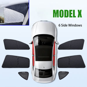 Privacy Side Window Sunshade for Tesla Model 3 Y S X Juniper Highland 2025 Sun Shade Front Rear Windshield Camping Hiking Rest