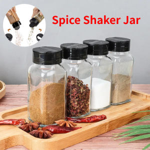 120ML Spice Jar Seasoning Glass Container Bottle for Salt Pepper Spices Storage Spice Shaker Contain