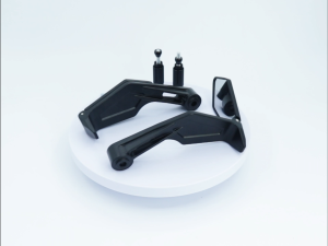 V3 Full Alloy Lever Guard With Foldable Bar end Mirror 160° Adjustable Open/Close Universal