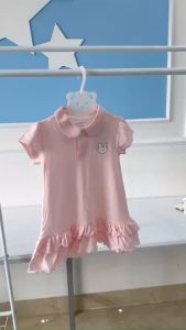 Váy Polo Bé Gái Anminaza Kiểu Dáng Điệu Đà Vải Sợi Tre Co Dãn Thoáng Mát - Hàng Chính Hãng AMI0263