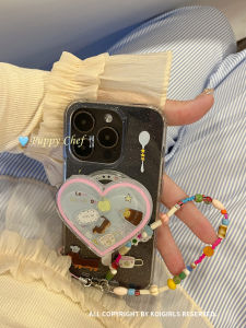 Keyieo Original Dog Chef Magnetic Attraction Phone Case with Sparkling Print for Apple 16Pro iPhone 17ProMax/15P Cute Cartoon Style Full Edge Protection