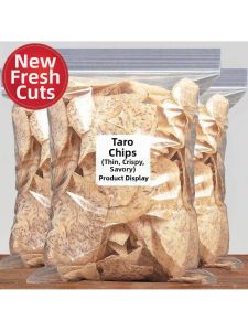 Crispy Thin Salt and Pepper Taro Chips