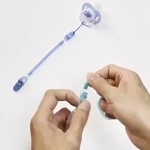 Ready Stock COD Puting tali 奶嘴连 Pacifier Clip Chain PP Holder Soother Pacifier Clips Leash Strap Nipple Holder for Infant Feeding