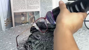 M-ARPT012 Kacamata Lensa Photocromic Anti Radiasi Wanita Pria Kacamata Bingkai Kotak Anti UV 2 In 1 Fotocromic