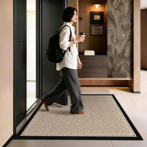 OULAISEN | Luxurious Style Easy Clean Anti-slip Dirt-Resistant Doormat