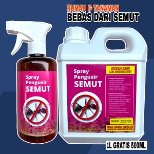 OBAT PEMBASMI SEMUT RUMAH | SEMUT TANAMAN | SEMUT HITAM | SEMUT MERAH | SEMUT TANAH | 100% EFEKTIF AMPUH | 1 LITER GRATIS 500ML
