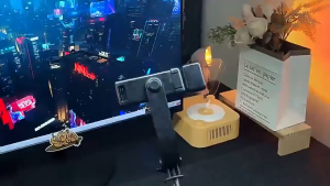 Tongsis Tripod HP 170CM Bisa Lipat R1S-L LED Selfie Stick Portable Remote Control Lampu Flash