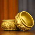 Pure Brass Solid Living Room Decorative Items Shop Opening Gifts Lucky Money Box Creative Modern Style Home Decoration. 