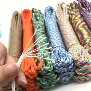 31M 7 Cores 4mm Multifunctional Paracord Rope For Outdoor Camping Survival Fishing Line Tent Accessories Dog Collar DIY Crafting