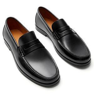 Giày Loafer Nam Da Bò Thật Cổ Điển Thoáng Khí Kiểu Moccasin Dùng Lái Xe Thiết Kế Thoải Mái Đế Cao Su