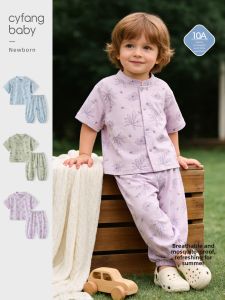 CAIYINGFANG | Breathable Cotton Baby Outfit