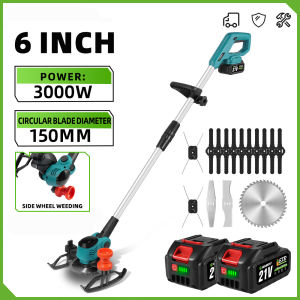 6 inch điện máy cắt cỏ dụng cụ cắt tỉa không dây cầm tay máy cắt cỏ hiệu quả Vườn cỏ cắt Công cụ điện cho Makita 18V-21V pin