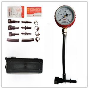 Xe Ô Tô Đồng Hồ Đo Áp Suất Nhiên Liệu Công Cụ Kết Nối Nhanh Cờ Đỏ Áp Suất Dầu Ô Tô Xăng Đo Áp Suất Thiết Bị