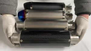 Motorcycle Carbon Fiber Exhaust Escape Muffler Middle Link Pipe Slip On Full System Slip On For Yamaha YZF-R6 R6 1998-2005