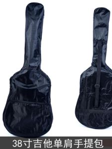 กันน้ํา Folklore กีตาร์ไม้กระเป๋าเป้สะพายหลัง 38 นิ้วกระเป๋าสะพายเดี่ยวกีต้าร์กระเป๋าถือเครื่องดนตรีพกพาจัดส่งฟรี