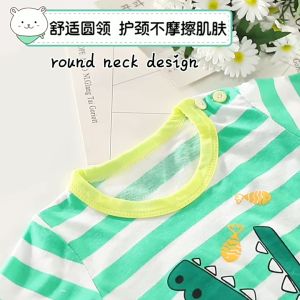 【C091】Girl Fashion Children clothing Cartoon Kids Baby Short sleeves set Clothes Casual Wear T-shirt Pants Girls Tshirt home wear