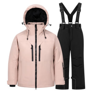 2025 New Childrens Ski Suit Set Outdoor Thickened Waterproof Windproof Professional Ski Clothing And Pants Equipment for Boys And Girls