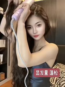 32mm เตารีดดัดผมอัตโนมั เครื่องม้วนผม 4 ระดับ ร้อนขึ้นใน 40 วินาทีช่องเสียบการ์ดความลึก