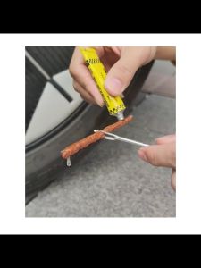 Bộ dụng cụ vá lốp xe vá lụi không săm kèm 3 dải keo cao su thích hợp vá khẩn cấp khi mang đi phượt du dịch-NIEVE