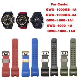 Gwg1000-1a1 Mudmaster Replacement Strap For Casio Mudmaster GWG1000 Watch Band With Stainless Steel Loop Waterproof Wristband