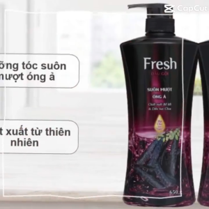 Dầu Gội Fresh Bồ Kết Và Hạt Chia Giàu Vitamin Suôn Mượt Óng Ả 650ML