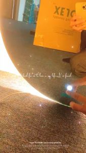 GLOREX TOUCH SCREEN FLAMELESS LED ROUND SHAPE 600MM MIRROR WITH 3 COLOUR TEMPERATURE