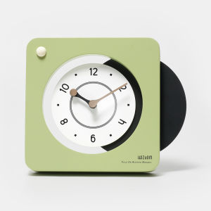 Elegant Creative Clock Desktop Decoration Home Living Room TV Cabinet Entrance High-End Artistic Decorations Wood Material