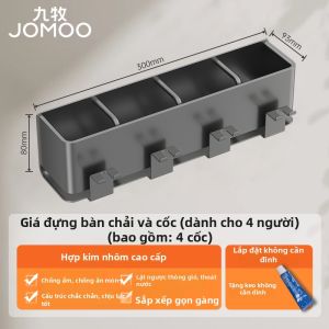 JOMOO | Giá Đỡ Đựng Đồ Chải Răng Treo Tường Không Cần Khoan