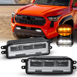 Đèn Sương Mù LED Đèn Chạy Ban Ngày DRL Công Tắc Dây Chống Nước Cho Toyota Tacoma 2024 SR SR5 TRD Sport PreRunner Tăng Khả Năng Hiển Thị