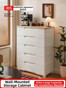 IRIS | Large Capacity Multi-layer Wall Storage Drawer Type Thickened Plastic Organizer