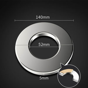Stainless Steel Decorative Cover Faucet Triangle Valve Gas Water Heater Exhaust Pipe Circular Split Air Conditioning Hole Cover