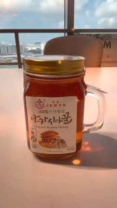 Jewon Premium Korean Acacia Honey / Wild Flower Honey 550g