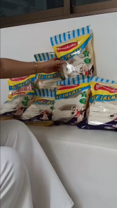 ขนมสุนัข Brockoro MU270 ครั้นชี่โบนปลาท๋องโก๋ (หนังบด)