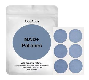 Oceaura NAD Transdermal Patches Energy Endurance 30 Patches(30-Day Supply) 0 add 1 Month Supply
