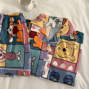 💕 ชุดเซ็ตแฟชั่น 2 ชิ้น ลายสวยมาใหม่ สไตล์เกาหลี, ผ้านิ่ม สวมชุดนอนใส่สบาย สินค้าในไทย พร้อมส่ง