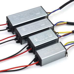 Bộ điều khiển đèn Led IP67 600/900/1500mA 20W 30W 50W Bộ chuyển đổi biến áp AC100V-265V để DC20-38V chuyển đổi Bộ cấp nguồn IP67 cho đèn pha