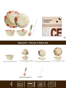 WUXIN | Underglaze Colored High-Quteness Ceramic Dinnerware Set