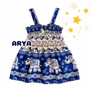 ชุดลายช้าง ฮาวาย (HY06) งานพร้อมส่งจากไทย ไซน์ S แนะนำน้ำหนัก3-9โล หรือ 3-12เดือน สีสันสดใสผ้านิ่มสบาย