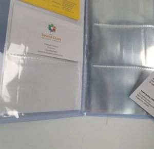 [SG Stock] Name Card Holder | Clear Cover | 120 Cards | Portable Holder | Assorted Colours
