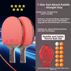 Double Fish | Starter Student Training Ping Pong Rackets Set