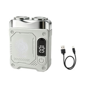 Mini Electric Shaver for Men Multifunctional Travel Car Shaver Portable Convenient Personal Grooming Tool