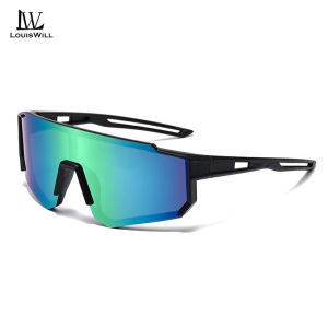 LouisWill แว่นตากันแดดขับรถสำหรับเด็กกรอบแว่นตากันแดดขนาดใหญ่แว่นตากันแดดแฟชั่นเด็กขี่จักรยานแว่นตากันแดดแว่นตากันแดด UV400ขี่จักรยานการเดินป่าการขี่ม้าใส่วิ่ง
