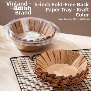 zber | Folding-Free Cake Baking Parchment 4 inch and 6 molds